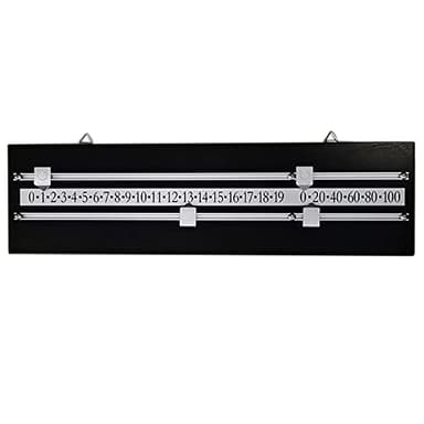 Jandra Snooker Scoreboard Complete with Scorer/Rails and Pointers for Billiard Lovers Snooker Game Billiard Score Black - Snooker Scoreboard deal on Amazon UK