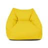 rucomfy Beanbags Snuggle Bean Bag Chair - Kids Armchair Beanbag Seat with Filling Included - Childrens Bedroom Furniture for Boys and Girls - 50 x 46 x 48cm (Yellow, Beanbag Only)