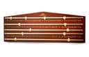 PERADON 4 PLAYER MAHOGANY COLOURED SNOOKER SCOREBOARD S5333**