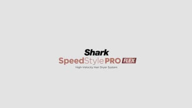 Shark SpeedStyle Pro FLEX Hair Dryer, High Performance High-Velocity Hair-Dryer w/ 4 Styling Attachments, Lightweight, Ionic, No Heat Damage, Folding Handle, For All Hair Types, Mocha Silver HD542UK