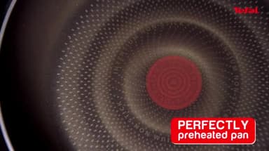 Tefal Taste Twin Frying Pan Set, 20cm & 28cm Non-Stick Aluminium Pans, Thermo-Spot Heat Indicator, Lightweight, All Hobs Except Induction, Black - B189S244