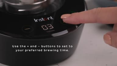 Instant Cold Brewer Coffee and Iced Tea Maker Digital One Touch Cold Cold Coffee Machine, Ready in 5 minutes: Perfect for Cold Brew Coffee, Iced Tea, Chai Lattes, Bubble Tea - 950ml Glass Pitcher