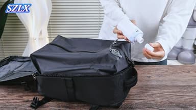 SZLX Vacuum Backpack Travel Bag With Pump Ryanair Cabin Bags Underseat Carry On Baggage with Compression System For Flights Waterproof Laptop Backpack 14 inch With USB Port and Shoe Compartment - Cabin Baggage deal on Amazon UK