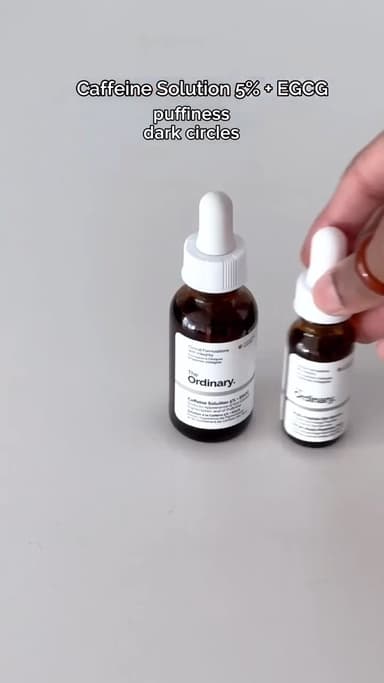 The Ordinary Caffeine Solution 5% + EGCG, Depuffing Eye Serum for Dark Circles and Tired Eyes, 30ml