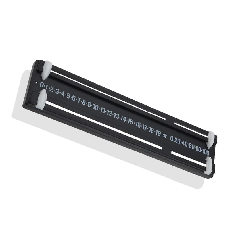 fKiZanthene Black Snooker Scoreboard Plastic Score Keeper for Billiards and Table Tennis Easy to Read Manual Flip Scoreboard for Snooker Matches Clubs and Game Rooms