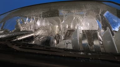 Ecover All-In-One Dishwasher Tablets, Contains Salt & Rinse Aid, Power Cleaning, Mandarin and Lemongrass Scent, Pack of 1, 45 Tablets