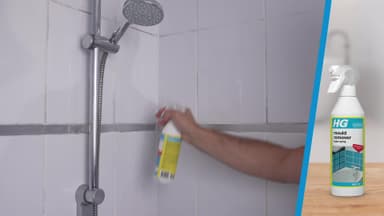 HG Mould Spray – Powerful Black Mould & Mildew Remover for Bathrooms and Kitchens, Quickly Eliminates Stains and Freshens Surfaces - 500ml