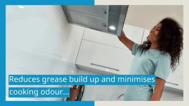 Carbon Cooker Hood Filter, Cut to Size Charcoal Vent Filters for All Cooker Hoods & Extractor Fans, Collects Grease & Odours Universal Cooker Hood Fan Filters Kitchen Extractor