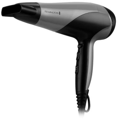 Remington Ionic Dry Hair Dryer 2200 - Hairdryer with Diffuser and Concentrator, 3 Heat 2 Speed Settings, Cool Shot, D3190S Silver - Hair Dryer deal on Amazon UK