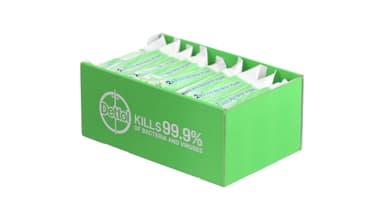 Dettol Antibacterial Hand Wipes, Fresh Scented, 135 Wipes (15 x 9pck) Antiseptic, Disinfectant, Travel Hygiene, First Aid Essential, Biodegradable