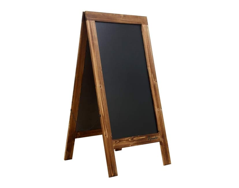 DIPAMKAR H86cm Magnetic Pavement Board Advertising A Board Pavement Chalkboard Signs Sandwich Blackboard for Party/Wedding/Cafe Shop/Pub