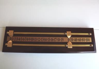 SGL MAHOGANY MINI SNOOKER SCOREBOARD - Snooker Scoreboard deal on Amazon UK