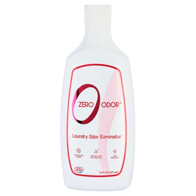 Zero Odor – Laundry Odor Eliminator - Permanently Eliminate laundry Odor – Patented Molecular Technology Best For Clothes, Towels & Linens, Shoes, Bags, Etc. - rinse and refresh Again, 16oz