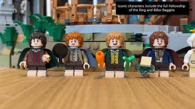 LEGO Icons The Lord of the Rings: Rivendell - Collectible LotR Display Set for Adults with 15 Unique Minifigures incl. Gandalf, Legolas, Aragorn & Frodo - 10316