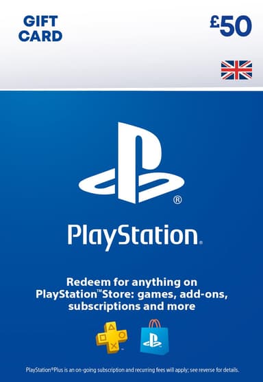 PlayStation Store Gift Card 50 GBP | PSN UK Account | PS5/PS4 Download Code