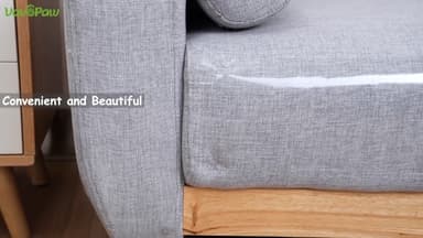 VavoPaw Anti Cat Scratch Furniture Protector – 10 Pack Single Side Anti Scratching Deterrent Sticky Tape - Cats Couch Scratch Protector – Cat Training Tape– Not for Leather, Velvet, Microfiber