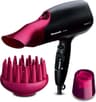 Panasonic EH-NA65 Nanoe Hair Dryer with Diffuser, Quick Dry & Styling Nozzle - Visibly Improved Shine (Pink), Gifts for women