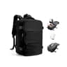 BJLFS Vacuum Backpack Travel Bag With Pump Ryanair Cabin Bags 40x30x20 Underseat Carry-ons Bag Wizzair Easyjet Vueling Hand Luggage Vacuum Bags For Travel Waterproof Laptop Backpack Women 17 inch