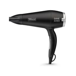 TRESemme Smooth & Shine Hair Dryer - Powerful 2200W Blow Dryer, Anti-Frizz Technology, Lightweight Fast Drying, 3 Temperature Settings, Black, 5542DU