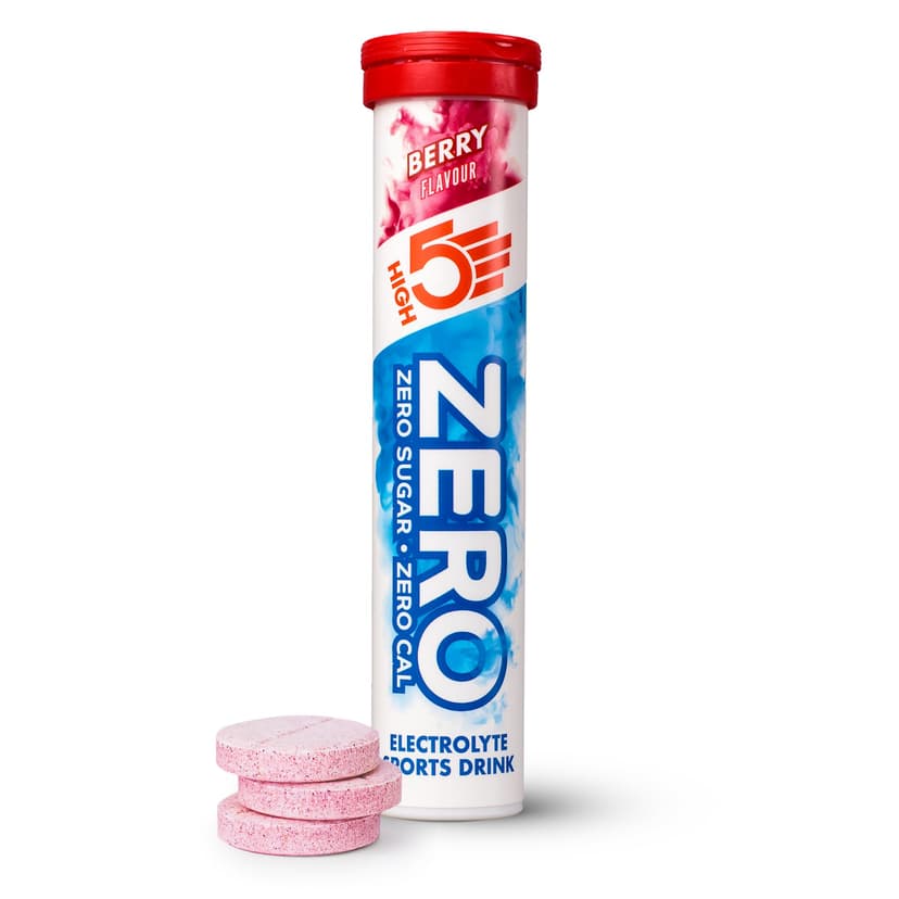 HIGH5 ZERO Electrolyte Tablet - Hydration Tablets Enhanced with Vitamin C - 0 Calories & Sugar Free - Boost Hydration, Performance & Wellness - Berry, 20 Tablets