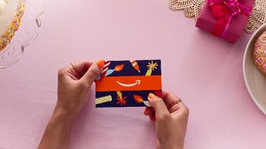 Amazon Gift Card in a Mini Envelope - Delivered by Post - Candlelight Celebration