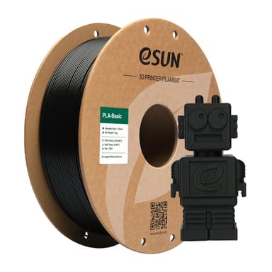 eSUN PLA Filament 1.75mm, PLA Basic Dimensional Accuracy +/- 0.05mm, 1KG Spool (2.2 LBS) Speedy Filament for 3D Printers,Black