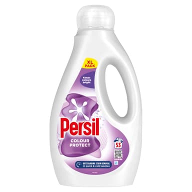 Persil Colour Laundry Washing Liquid Detergent keeps colours bright outstanding stain removal in quick & cold washes 53 washes (1.431 L)