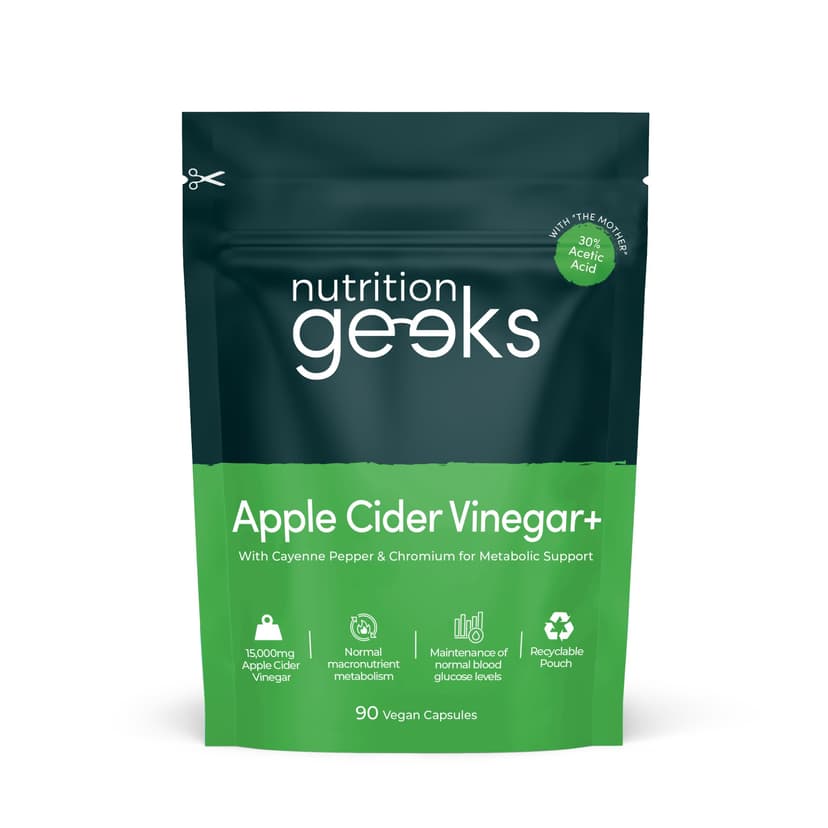 Apple Cider Vinegar Capsules 15,000mg with Mother & 30% Acetic Acid - Enhanced with Chromium & Cayenne Pepper - 90 Vegan Capsules (Not Apple Cider Vinegar Gummies or Liquid), Teeth Friendly - UK Made