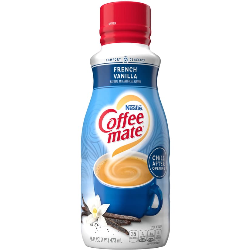 Coffee-mate French Vanilla Liquid Coffee Creamer, 16 fl oz