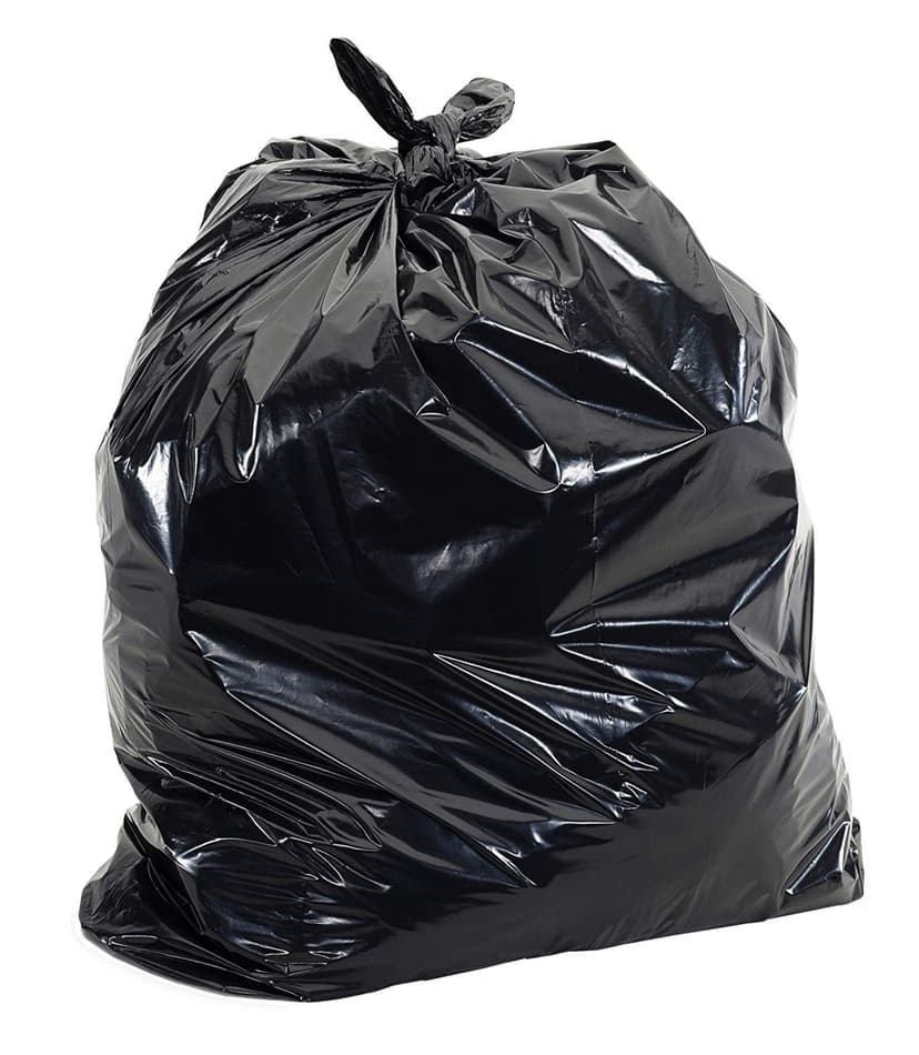 Aluf Plastics RCM-3858 Coex + Microban Low Density Blend Star Seal Bag on Coreless Roll, 55-60 Gallon Capacity, 58" Length x 38" Width, 45 lbs Max Load, Black (Pack of 100)