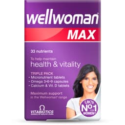 Wellwoman Max Multivitamin Tablets for Women,84 Count (Pack of 1)