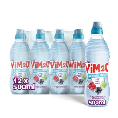 Vimto Original Vimto Still Fruity Spring Water Drink - for Hydration - Low Calorie - Multipack 500ml Bottles (pack of 12)