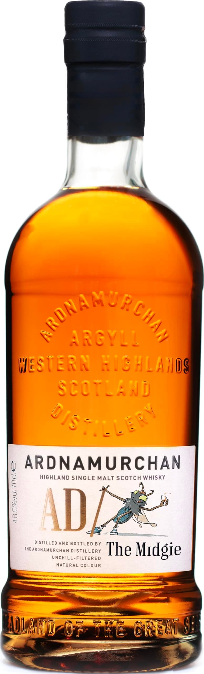 Ardnamurchan AD | The Midgie 2025 | Single Malt Whisky | 48.0% ABV | 1 x 70cl Bottle | Made by the Ardnamurchan Distillery