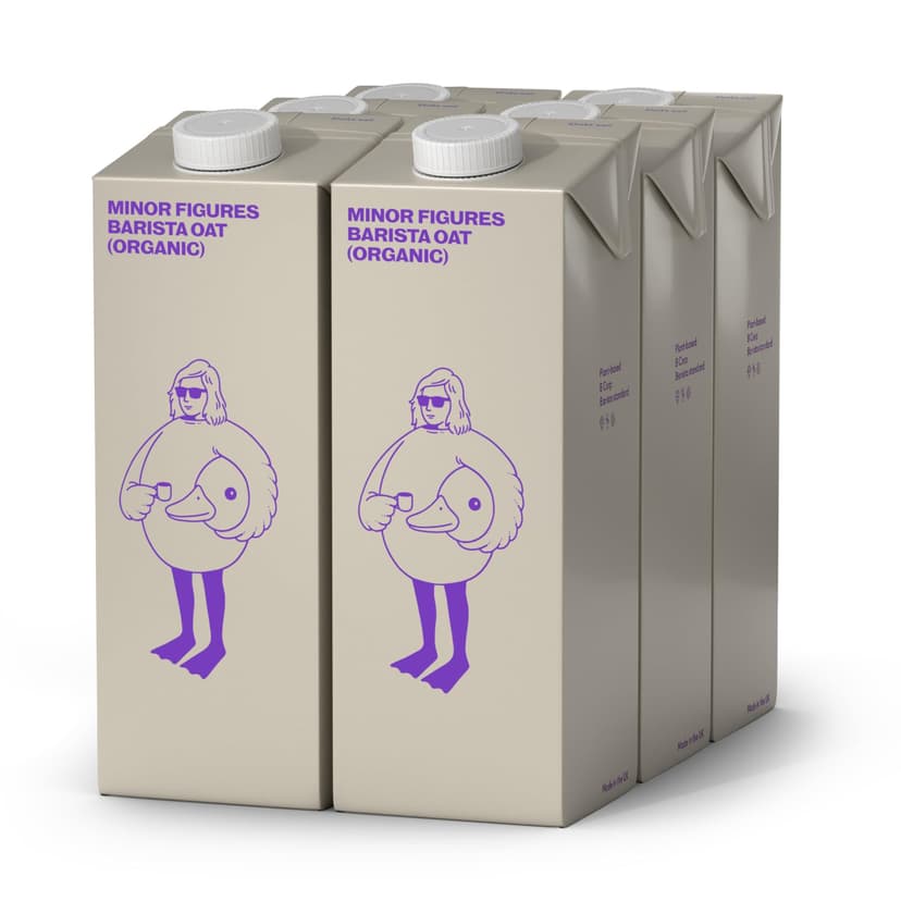 MINOR FIGURES BARISTA OAT ORGANIC (1 litre, pack of 6)