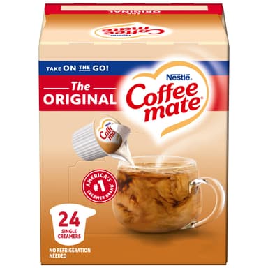 Coffee-mate Original Liquid Coffee Creamer 24 Ct Singles, 9 Fl Oz