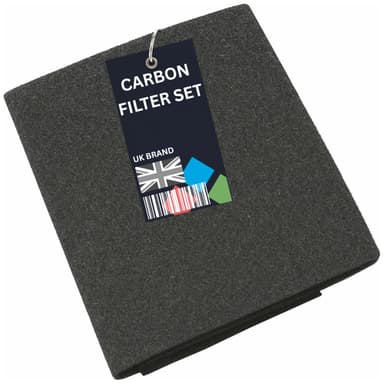 Carbon Cooker Hood Filter, Cut to Size Charcoal Vent Filters for All Cooker Hoods & Extractor Fans, Collects Grease & Odours Universal Cooker Hood Fan Filters Kitchen Extractor