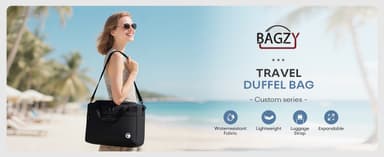 BAGZY 40x30x15cm Underseat Cabin Bag Luggage Foldable Travel Bag 20L Waterproof Holdall Hand Luggage Case Nylon Carry on Luggage Weekend Duffle Gym Bags Baggage Organiser Storage for Women Men Blue - Cabin Baggage deal on Amazon UK