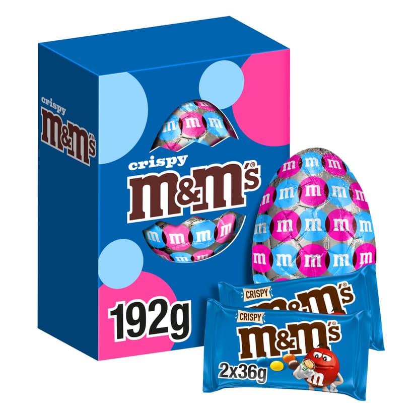M&M's Crispy Milk Chocolate Large Easter Egg 156g