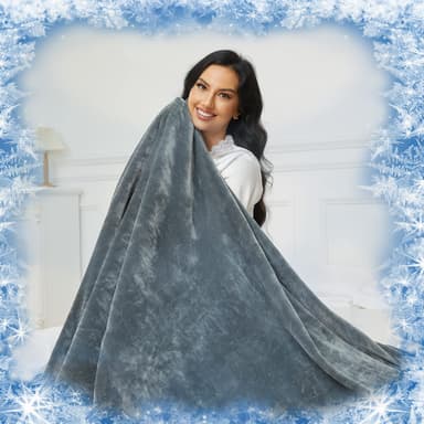 Uplayteck Cooling Blankets for Hot Sleepers - Double-sided Soft Bed Throw Summer Blankets, Q-Max>0.4 Technology Fabric, Breathable Cold Bed Blanket for Night Sweats Sofa Home Office - 59"x79", Grey