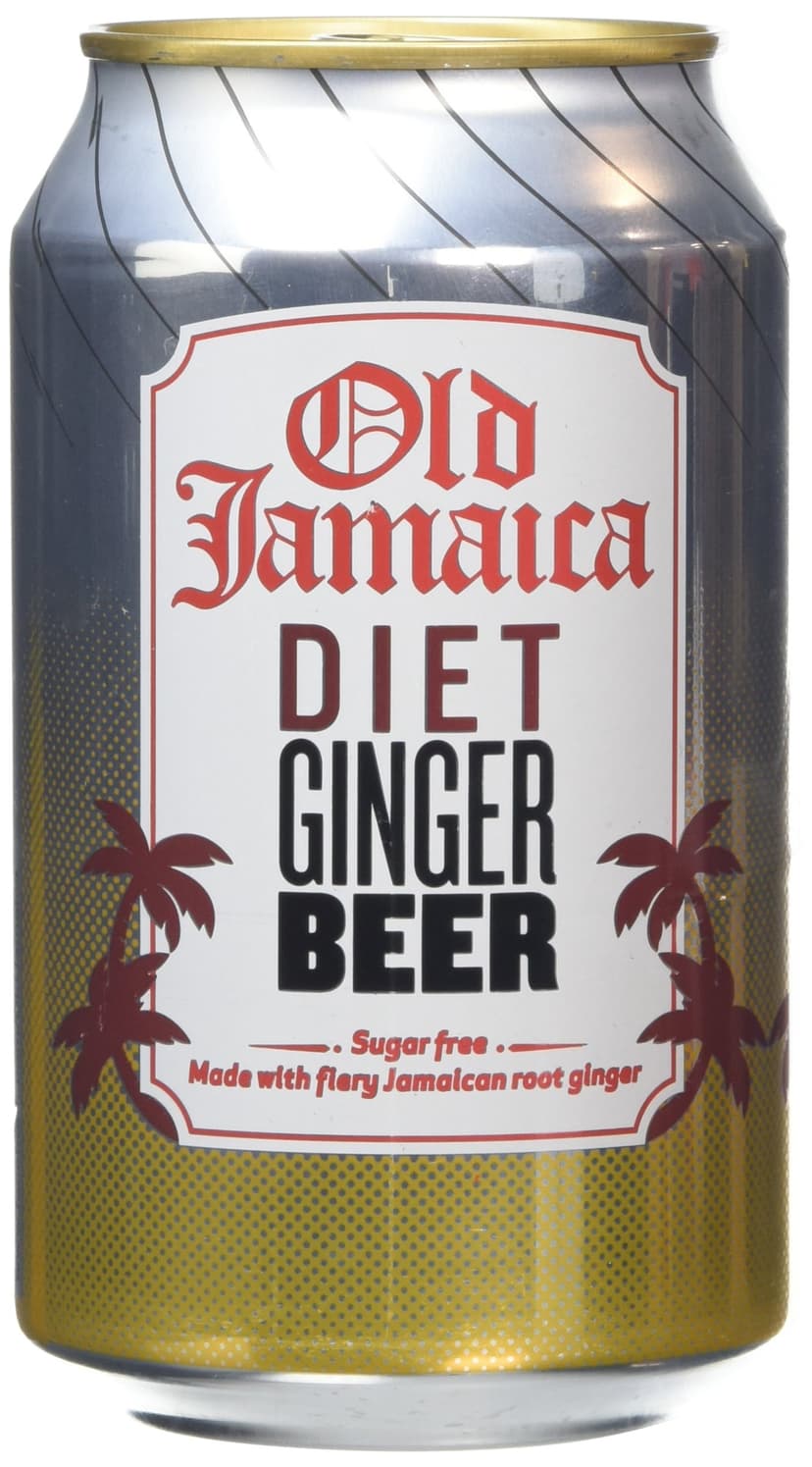Old Jamaica Light Ginger Beer Can 300 ml (Pack of 24) (Packaging may vary)