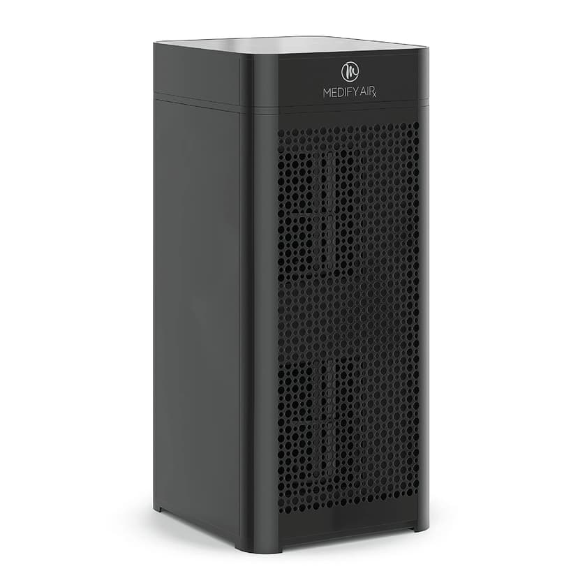 Medify MA-40 Air Purifier with H13 True HEPA Filter | 78 sq m Coverage | for Allergens, Smoke, Smokers, Dust, Odors, Pollen, Pet Dander | Quiet 99.9% Removal to 0.1 Microns | Black, 1-Pack