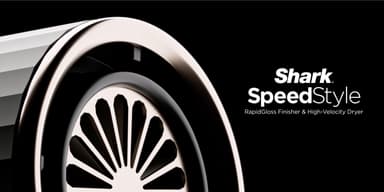 Shark SpeedStyle Essential Hair Dryer with Concentrator, Ultra Fast Drying Hair Dryer For All Hair Types, No Heat Damage, Automatic Heat and Airflow Settings, Ionic, Silk HD301UK