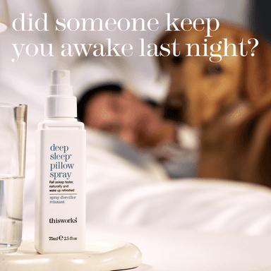 This Works Deep Sleep Pillow Spray, 75 ml, Infused with Lavender, Camomile and Vetivert - Science-Backed Natural Pillow Mist to Aid Sleep