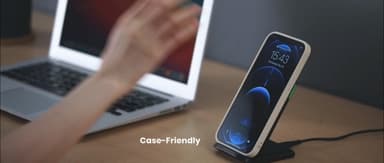 INIU Wireless Charger Stand, 15W Fast Charging Dock Phone Charger, Adaptive LED Wireless Charging Station for iPhone 17 16 15 14 13 12 11 Pro Max, Samsung S23 S22 S21, Google Pixel 8 7 6 etc.