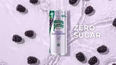 Maison Perrier Forever Blackberry Sparkling Water cans 4x330ml