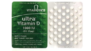Vitamin D Tablets 1000IU, Vitabiotics Ultra