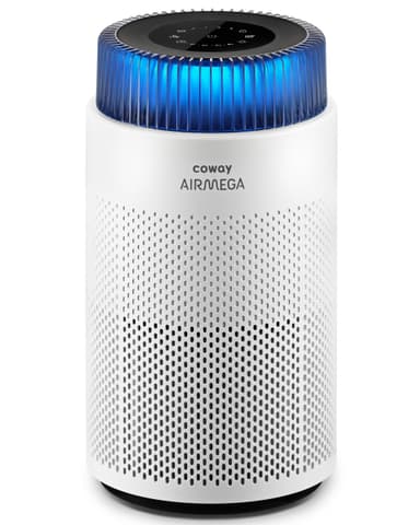 COWAY Air Purifier for Home Bedroom, Super Quiet Sleep Mode, Mood Light, Energy Star, Removes up to 99.999% of Harmful Particles down to 0.01 µm for Allergy Dust Pollen, CADR 244 m³/h - Airmega 100